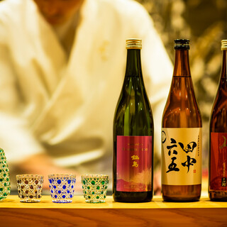 A new taste to discover every time you visit. We offer local sake and other famous sake from all over Japan.