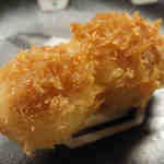 大阪串かつ てん家わん屋 - 【100円串】「うずら」：ふわっとホクッと香ばしい衣と  甘いうずらのコントラスト！