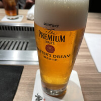 焼肉うしごろ 横浜店 - プレモル　マスターズドリーム　2022.05