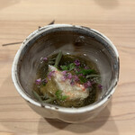 鮨 むらやま - じゅんさい♪と毛蟹だっけ？