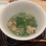 鮨 むらやま - クレソンだっけ？とあさり