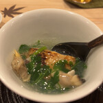 鮨 むらやま - そして焼き台でじっくり焼いていた脂たっぷりの喉黒！一品目からハート鷲掴み！