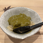 鮨 むらやま - 切りたてのシャリに追いソース♡