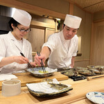 鮨 むらやま - 素晴らしいチームワーク♡