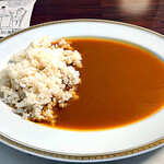 Sanrain - ◎ 英國風（一般的に普及しているカレーの事です）カレー　1,500円　具は煮込んだ後裏漉ししているのでスープのようです。