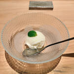 たつ庄 - ヨーグルトシャーベット