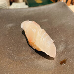 たつ庄 - 昆布締め鯛