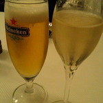 Furenchizu - 生ビールとシャンパン