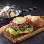 Restaurants limited menu Kaitaku Shiraoi Beef King's Burger Set