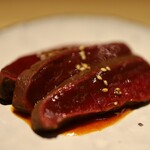 酒と女と鶏と麺 - 馬のハツ！初めて食べた