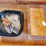 トラキチ - 　　　南蛮漬け　　　　　　　卵焼き(もっと黄色い)