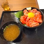 まぐろ食堂 てん - トロ赤丼 並