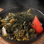 Hakata Motsunabe Yasai Makigushi Yakitori Mammaru - 高菜明太ご飯