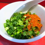 ラーメン二郎 - 待ってる間にカスタマイズ♪