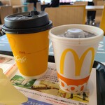 マクドナルド - ホットコーヒーM(クーポン120円)です。