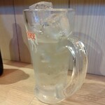 立呑み晩杯屋  - お代わりもいい量だ