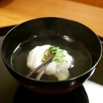 馳走 筏や - アブラメの葛打ち椀