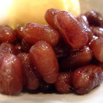 下河原阿月 - クリームぜんざいの豆は元気。