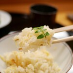 馳走 筏や - 土鍋で炊いた竹の子ごはん