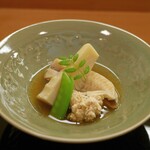 馳走 筏や - 鯛子と筍の煮物