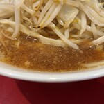 ラーメン二郎 - 【再訪】スープ