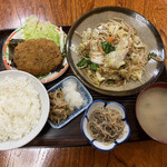 Toumaiya - 野菜炒定食（650円）