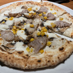PIZZA & PASTA SALVATORE - 本日のピッツァ　〜サルシッチャとキノコのピザ~