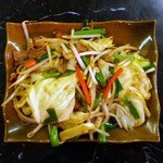 さしみ処 鮮海 - 葛山･さしみ処 鮮海(せんみ:生鮮たかだ)野菜炒め定食主菜[ミサワホームセラミック静岡支店裾野市御宿定期借地権分譲編](2013.03)