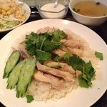 タイ料理 パヤオ - ランチ・カオマンガイセット¥750  ご飯が特に美味しかった！