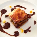 猪と香味野菜のラザニア