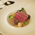 レストラン タテル ヨシノ - 肉料理　島根県産イノシシのポトフ