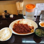 とんかつ ひろ喜 - 上ロースとんかつ定食