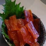 久保家商店 - 【黒板メニュー】～
      ❀〖信州サ－モンのスモークジャ－キ－〗(390えん)