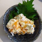 久保家商店 - 【黒板メニュー】～
      ❀〖信州サ－モンのスモークジャ－キ－とクリ－厶チ－ズあえ〗(390えん)