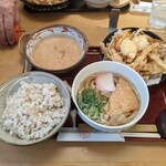 Mugi Mbou - 麦とろかき揚げ天膳1450円（令和4年6月）