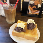 BUCYO COFFEE - 午後のモーニングセット850円※ソフトクリーム付