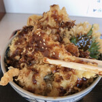 天ぷ羅 重天 - ご飯が進む美味しい味噌だれ！