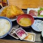 Aihamatei - アジフライ定食1500円