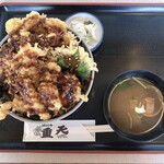 天ぷ羅 重天 - 名物味噌天丼1,250円