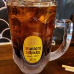 酒場かんかん - コーラハイボールのメガ。がっつり飲んじゃいました。