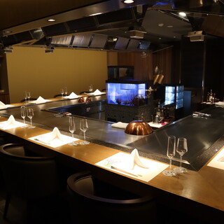 高級感のある店内で最高のおもてなし