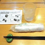 天ぷら処 こさか - テーブルセッティング