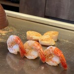 Sai Teppan - エビ、ホタテ、牡蠣など海鮮も充実。コースに追加おすすめです！！