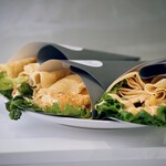 カフェ ヴィラ - 料理写真:あつあつのおかずクレープ