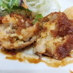 洋食の朝日 - エビやキノコがゴロゴロ