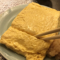 やげんぼり 赤坂店 - 箸で切り分け