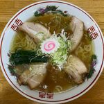 らーめん心繋 - 秋刀魚と喜多方のアップ