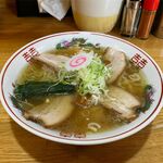 らーめん心繋 - 秋刀魚と喜多方（900円）