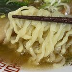 らーめん心繋 - 麺のアップ