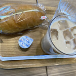 ぱんカフェ ブルーミング 阿倉川SS - 小倉チーズサンドを購入　